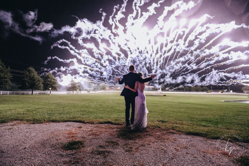 wedding fireworks photos